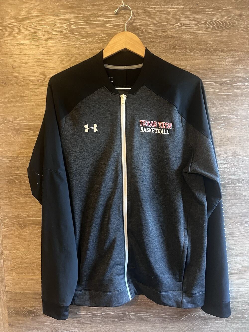 Under Armour Basketball Warmup Jacket Texas Tech Size Large
